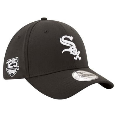  Chicago White Sox New Era 125th Anniversary 39THIRTY Flex Hat - Black